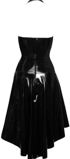 Black Level - Lack-Kleid mit Schnürung