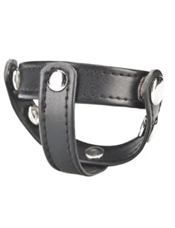 BLUE LINE - C&B GEAR T-Style Cock ring with Ball Divider