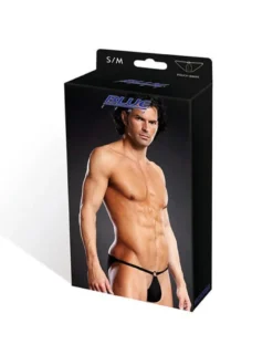 BLUE LINE - Microfiber Pouch Bikini schwarz