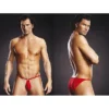 BLUE LINE - Microfiber Pouch Bikini rot