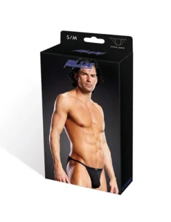 BLUE LINE - Performance Microfiber String Bikini blk
