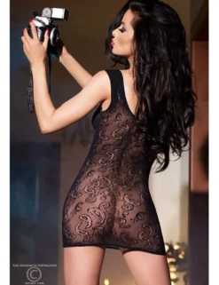 Chilirose - Nahtloses Minikleid CR-4056