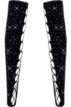 Cottelli Collection - Amrstulpen mit Glitzersteinchen