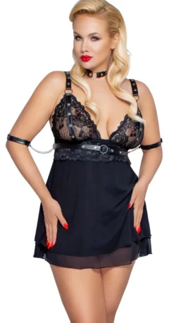 Cottelli Collection - Babydoll Bondage Set