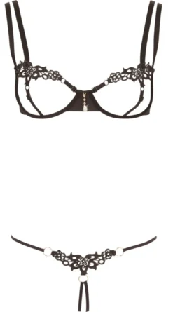 Cottelli Collection - BH Set minimal schwarz