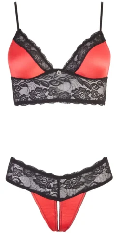 Cottelli Collection - BH Set mit rot
