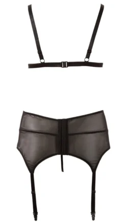 Cottelli Collection - BH Strapsset schwarz