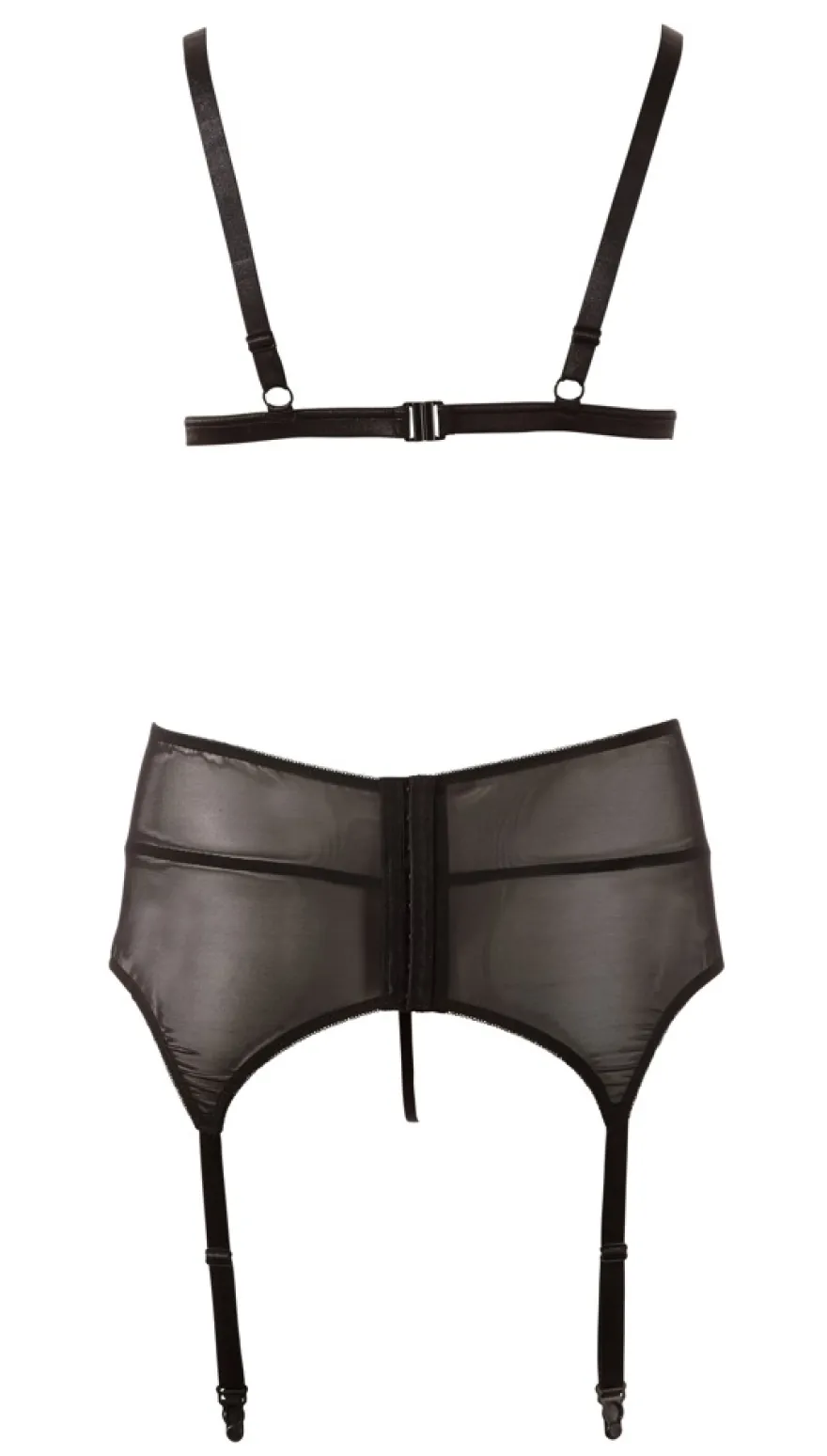 Cottelli Collection - BH Strapsset schwarz