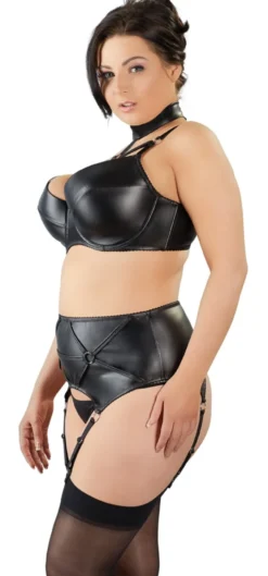 Cottelli Collection - BH Wetlook schwarz