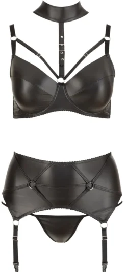 Cottelli Collection - BH Wetlook schwarz