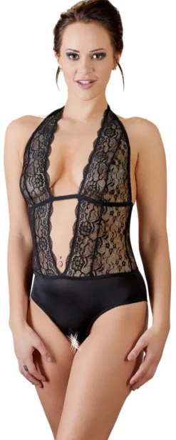 Cottelli Collection - Body ouvert schwarz
