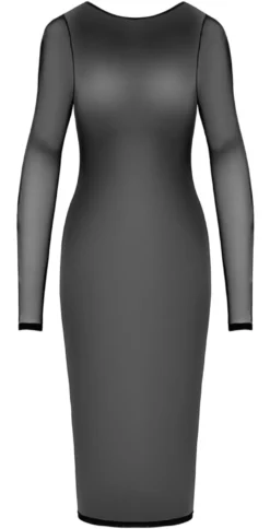 Cottelli Collection - Durchsichtiges Midikleid mit Kettendetails