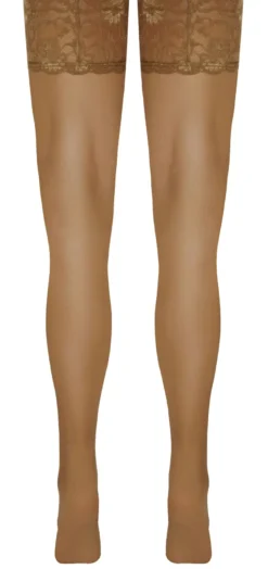 Cottelli Collection - Halterlose Strümpfe Nude
