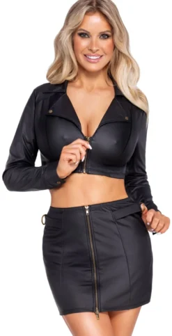Cottelli Collection - Jacke und Minirock im Set