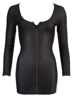 Cottelli Collection - Kleid Glitzerzip schwarz