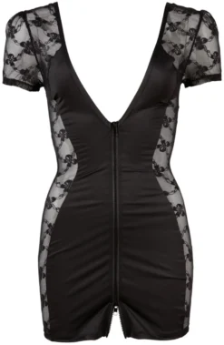 Cottelli Collection - Kleid mit Zip schwarz