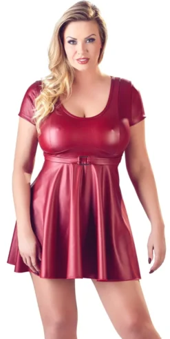 Cottelli Collection - Kleid Schnalle rot