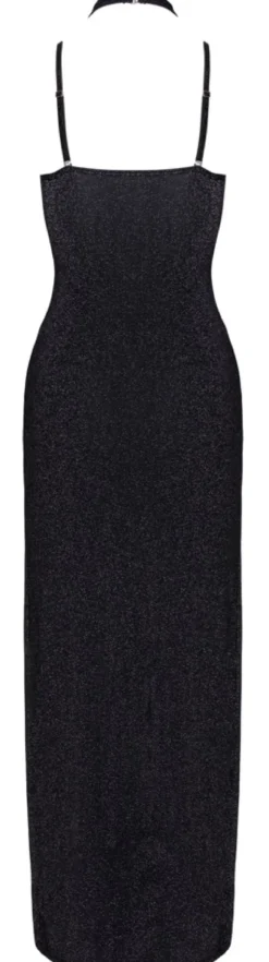 Cottelli Collection - Langes Kleid aus Glitzerstoff