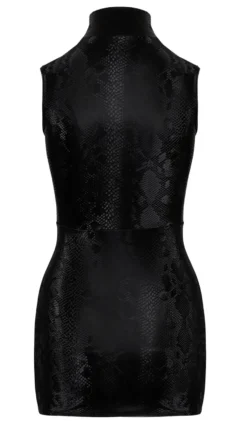 Cottelli Collection - Minikleid in Schlangenhaut-Optik