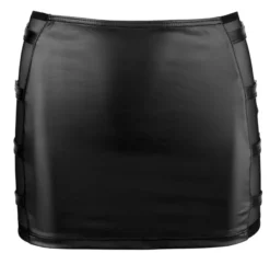 Cottelli Collection - Minirock Schnallen schwarz