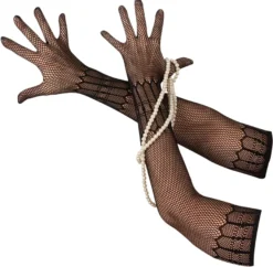 Cottelli Collection - Netzhandschuhe mit Musterq