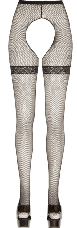 Cottelli Collection - Netzstrumpfhose schwarz