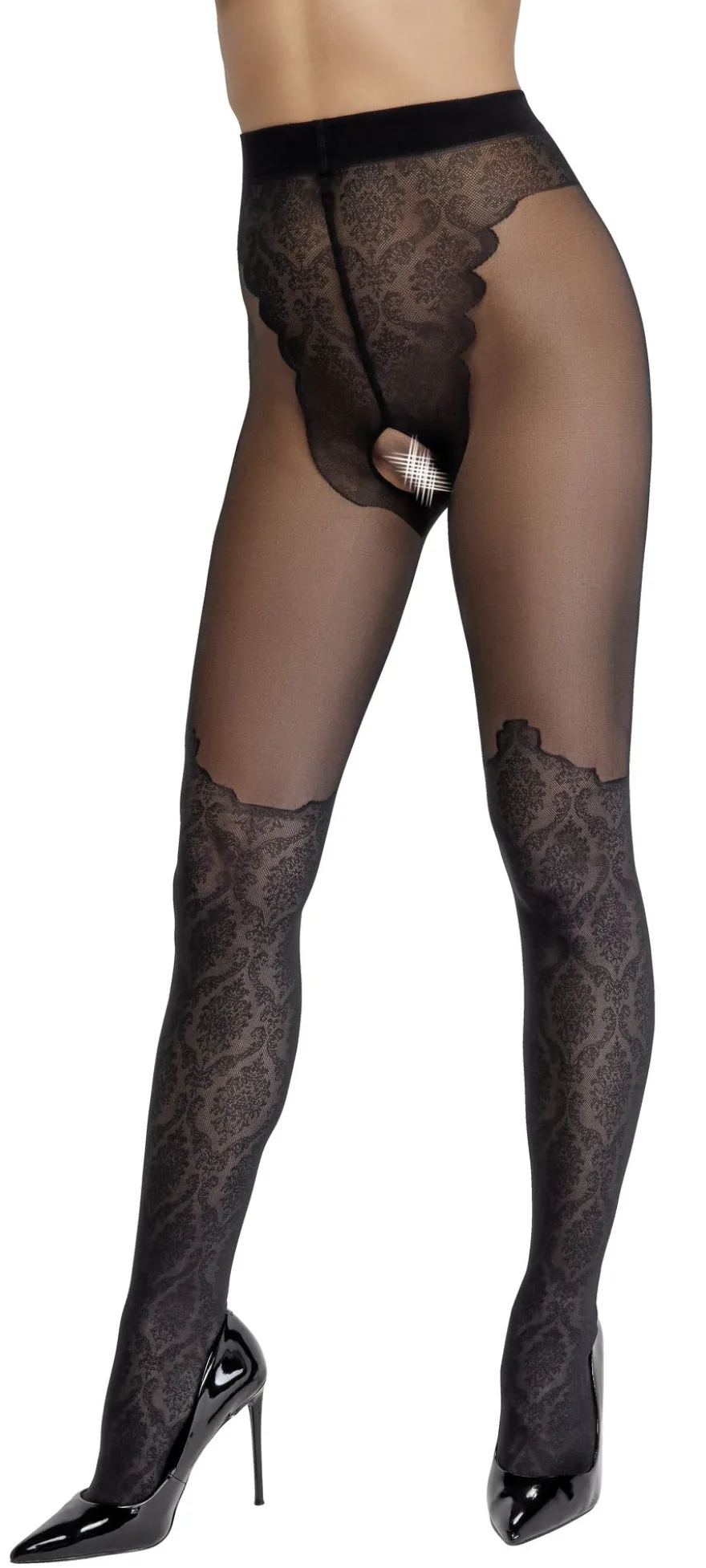 Cottelli Collection - Ouvert Strumpfhose