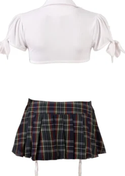 Cottelli Collection - Schulmädchen Set weiß