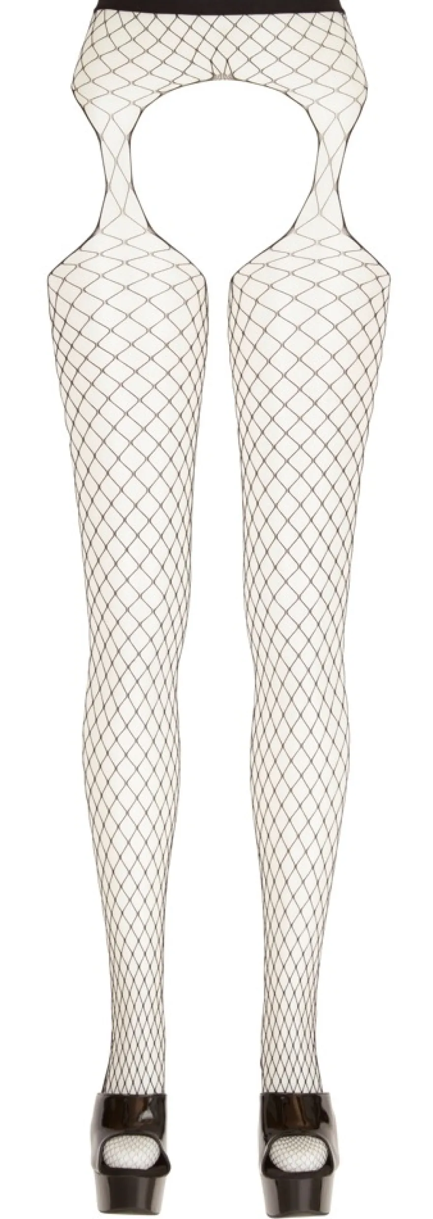 Cottelli Collection - Sexstrumpfhose schwarz