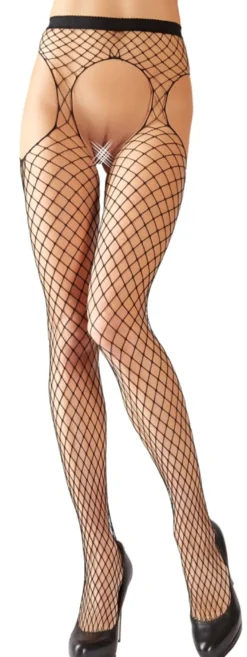 Cottelli Collection - Sexstrumpfhose schwarz