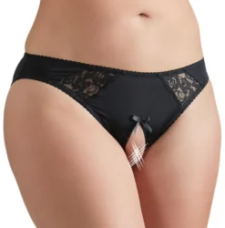 Cottelli Collection - Slip ouvert schwarz