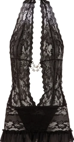 Cottelli Collection - Spitzenkleid schwarz