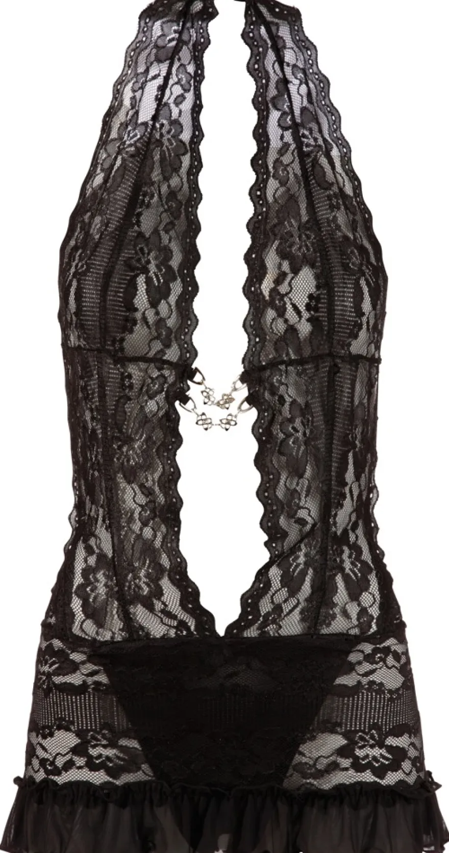 Cottelli Collection - Spitzenkleid schwarz