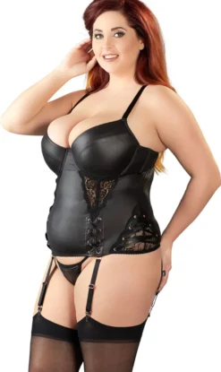 Cottelli Collection - Strapshemd schwarz