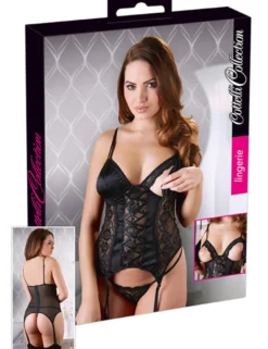 Cottelli Collection - Strapshemd schwarz