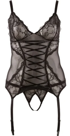 Cottelli Collection - Strapshemd schwarz