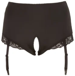 Cottelli Collection - Strapsslip offen schwarz