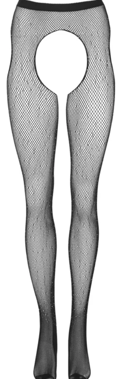 Cottelli Collection - Straps-Strumpfhose mit Glitzersteine