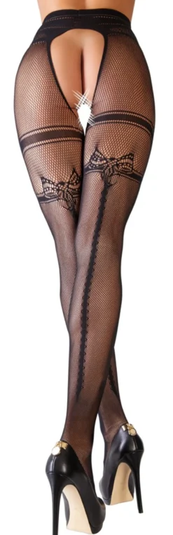 Cottelli Collection - Straps Strumpfhose schwarz
