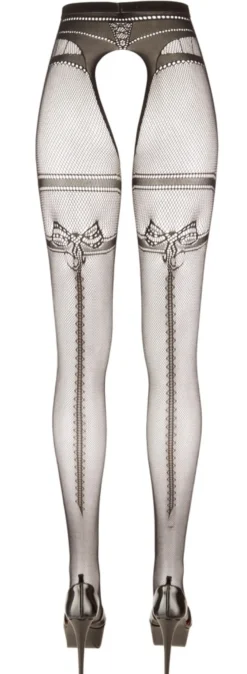 Cottelli Collection - Straps Strumpfhose schwarz