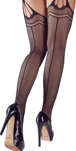 Cottelli Collection - Straps und Strümpfe schwarz