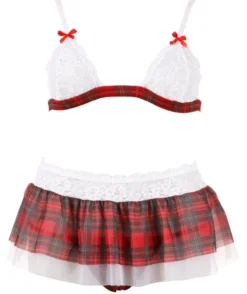 Cottelli Collection - Top und Rock rot