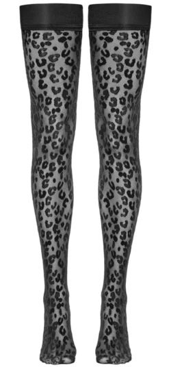 Cottelli Legwear - Halterlose Strümpfe schwarz