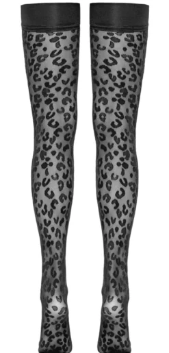 Cottelli Legwear - Halterlose Strümpfe schwarz