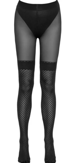 Cottelli Legwear - Strumpfhose overt schwarz