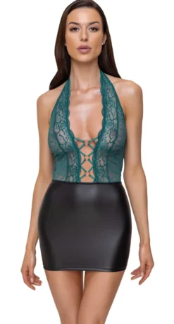 Cottelli Lingerie - Minikleid mit floraler Spitze