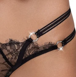 Cottelli Lingerie - Spitzen Ouvert-String