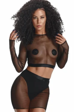 Demoniq - Clubwear Set aus feinem Material