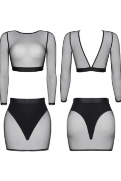 Demoniq - Clubwear Set aus feinem Material