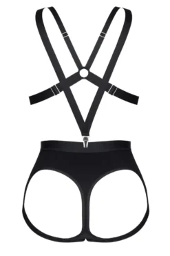Demoniq - Clubwear Set aus weichem Material mit Gummibändern